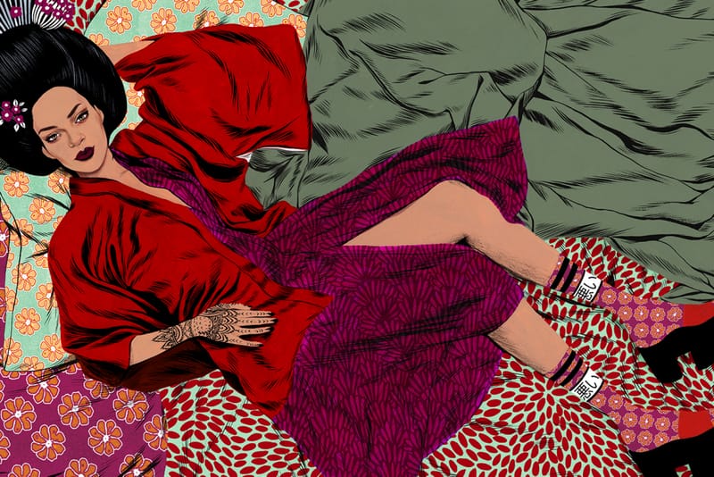 東瀛氣質滿載－Fenty for Stance by Rihanna 2016 秋冬聯名系列