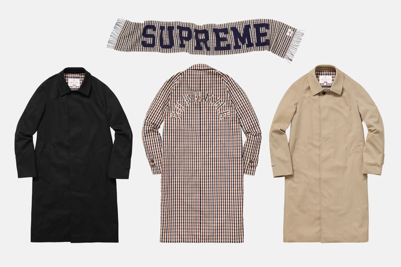 Supreme x Aquascutum 2016 秋冬系列正式上架