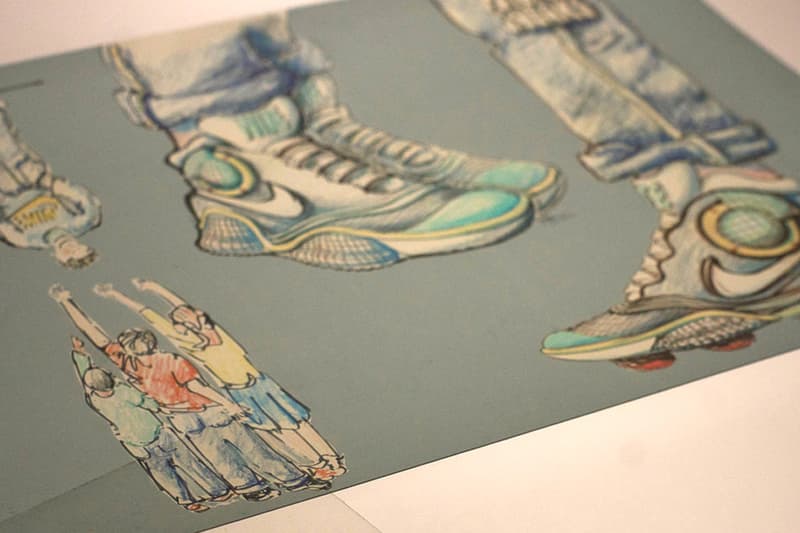 最後倒數－回顧欣賞 Tinker Hatfield 親筆 Nike MAG 設計原稿