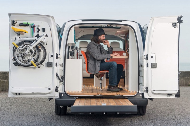 Nissan e-NV200 WORKSPACe x Studio Hardie 移動辦公室