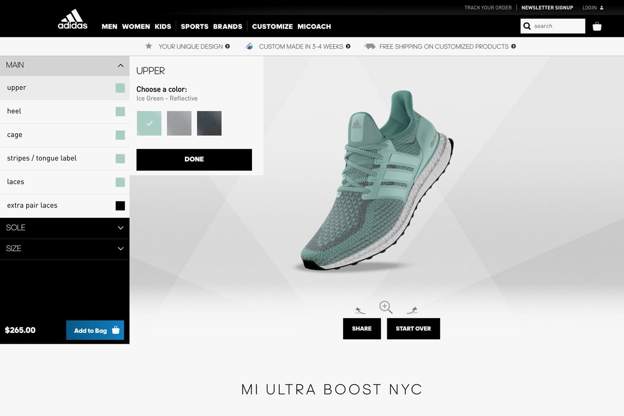 mi adidas UltraBOOST NYC Flagship Exclusive Sneak Peek