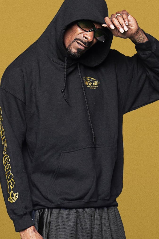 adidas x Snoop Dogg & Mark Gonzales "L.A. Stories" Black Gold Sneakers