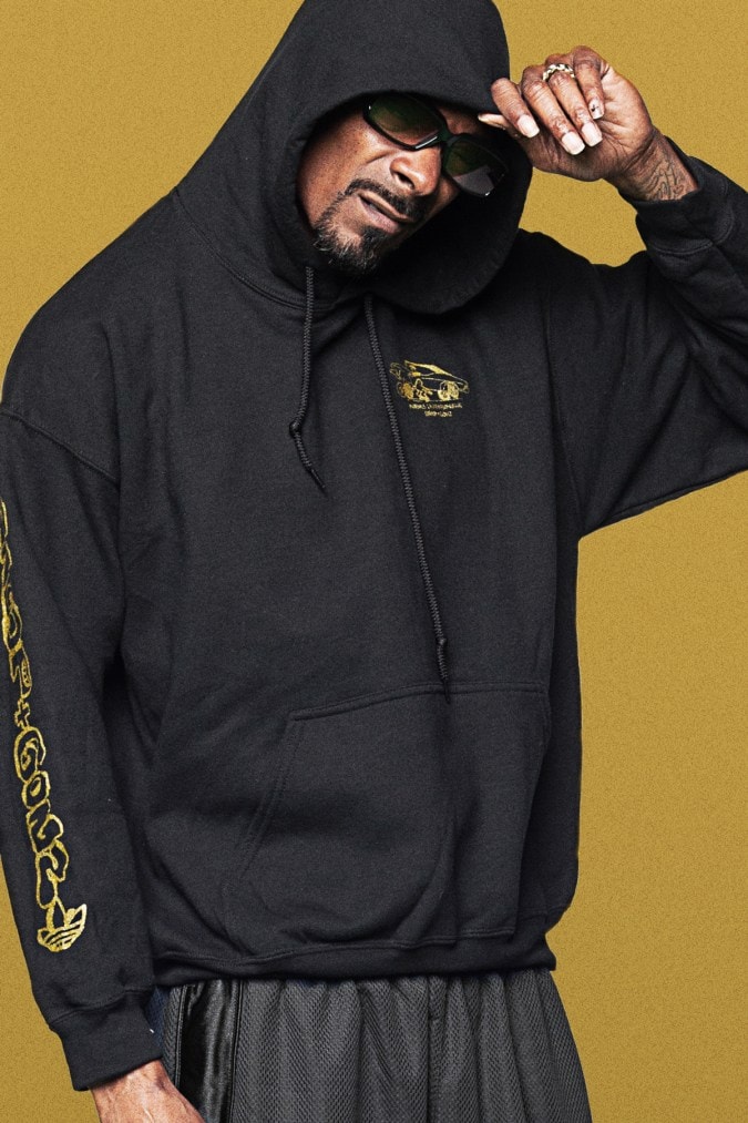 adidas x Snoop Dogg & Mark Gonzales "L.A. Stories" Black Gold Sneakers
