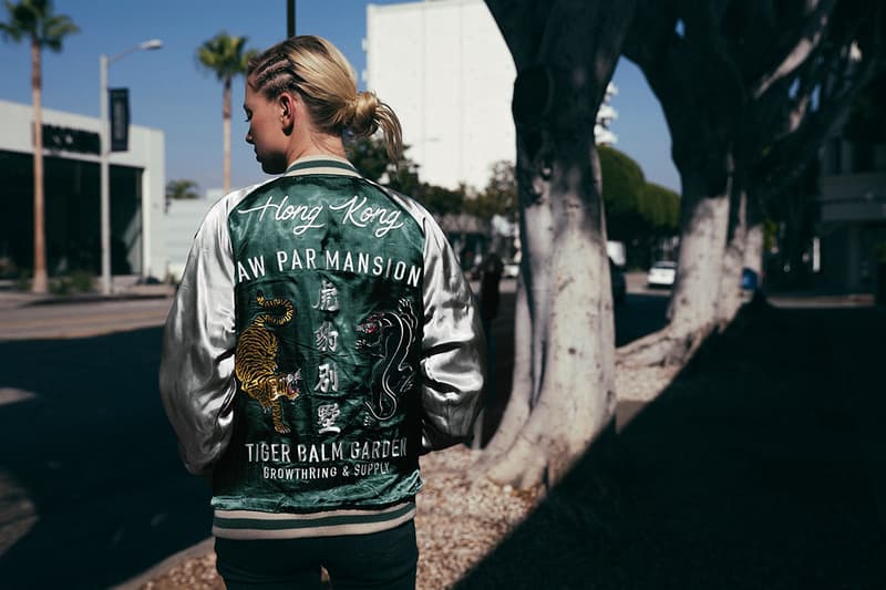 披上九龍寨城與虎豹別墅歷史刺繡－Inferno of Darkness Sukajan