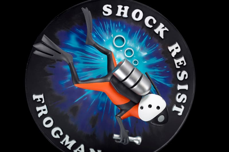 G-SHOCK x Kaiyodo Frogman figure