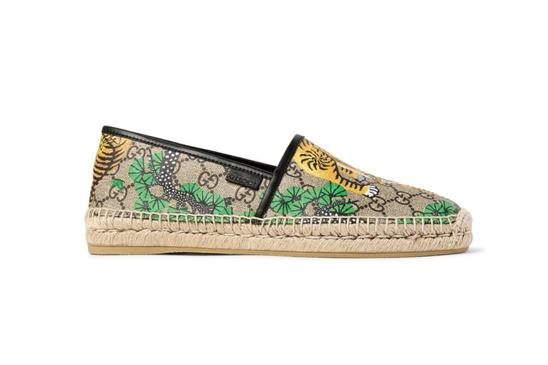 Gucci 2016 秋冬全新 Tiger Espadrilles 帆布便鞋