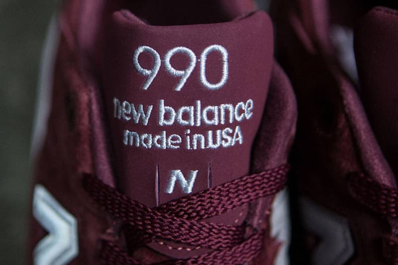 new balance 990v2 made in usa burgundy and black