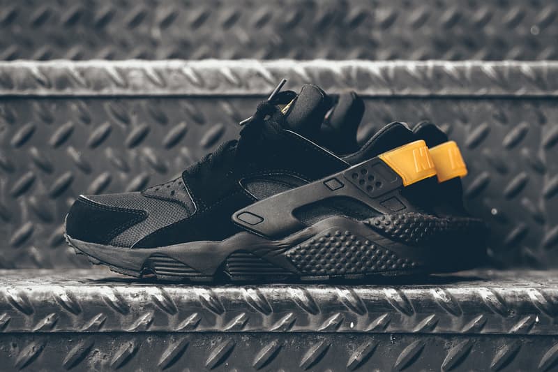 Nike Air Huarache Black and Gold