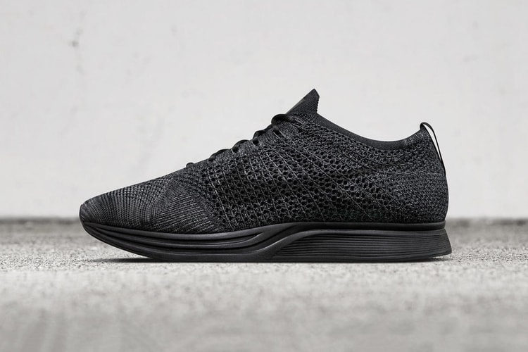 Nike 正式發佈 Flyknit Racer「Midnight」全黑配色