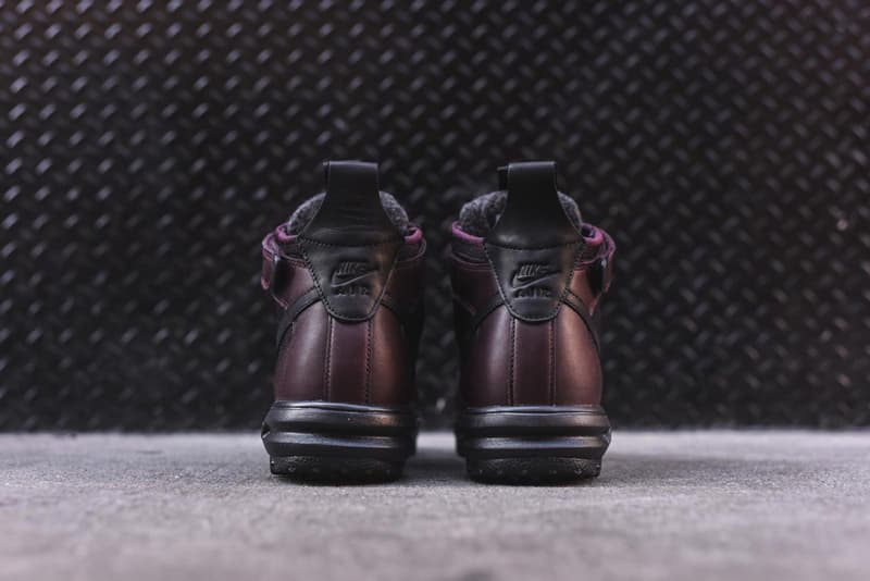 Nike Lunar Force 1 Flyknit Workboot Burgundy