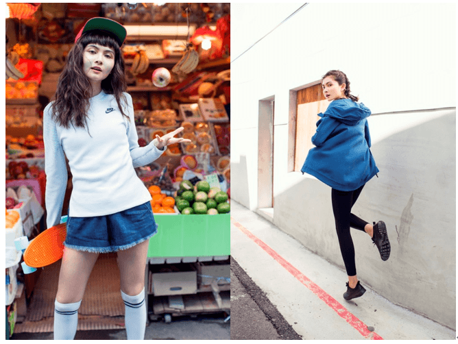Nike Sportswear latest Lookbook shot in Taipei