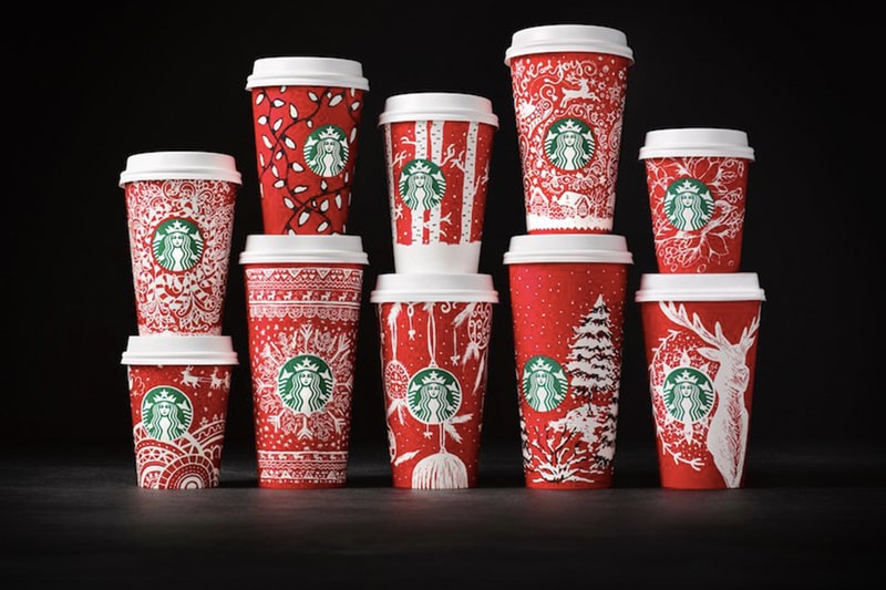 Starbucks「客制化」紅色假日杯