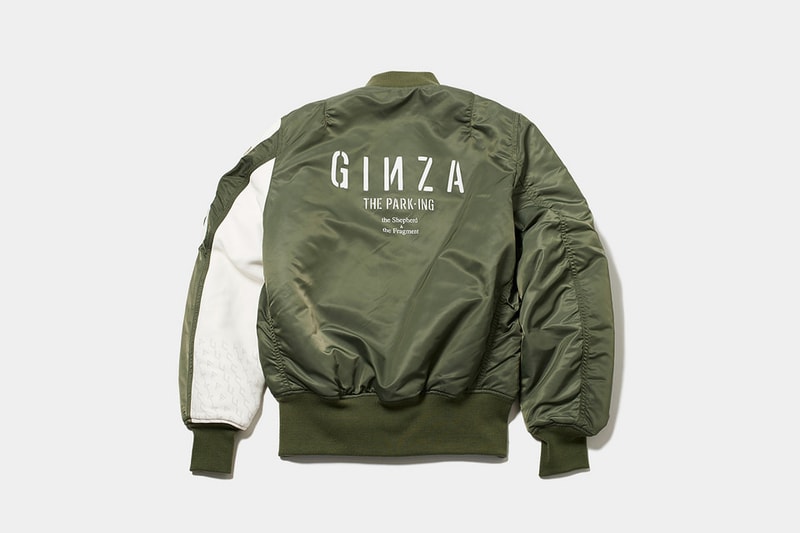 THE PARK・ING GINZA 獨佔﹣The Shepherd Undercover x fragment design 別注 MA-1 外套 
