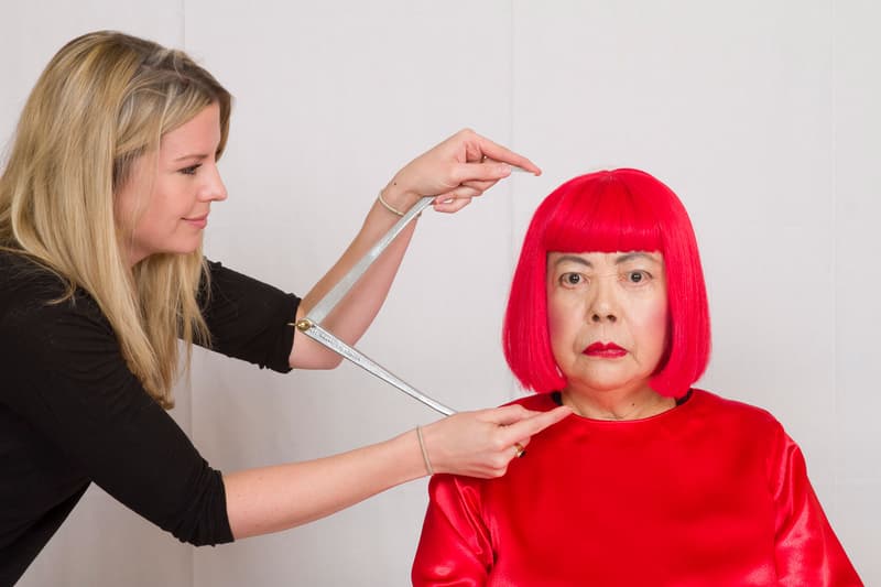 Yayoi Kusama in Madame Tussauds Hong Kong
