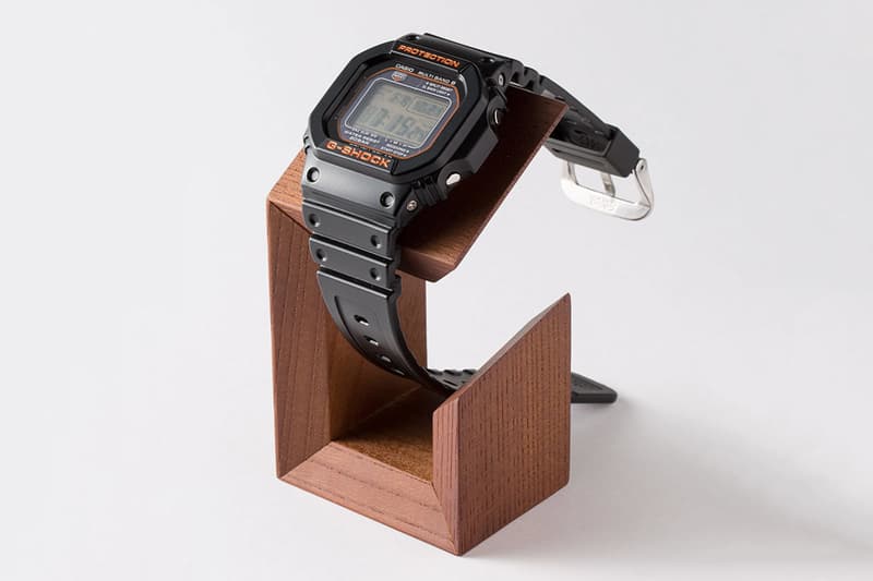 CASIO x BIBOROKU 聯名原木錶座