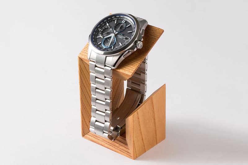 CASIO x BIBOROKU 聯名原木錶座