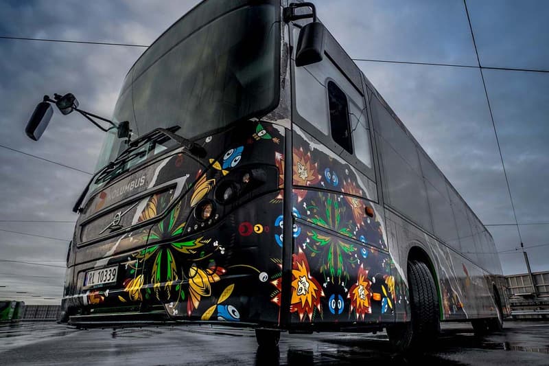 Street Art Buses in Stavanger Norway