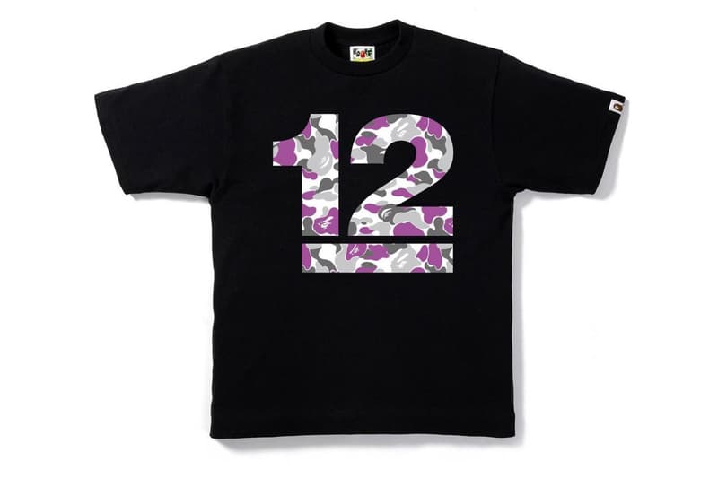 BAPE STORE NYC 12th Anniversary Tees