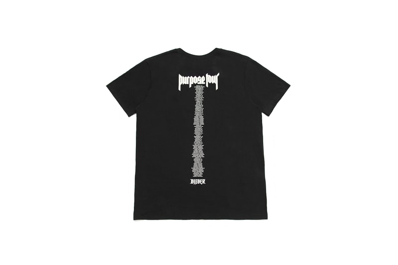 FEAR OF GOD 主理  JB LUXURY LINE Justin Bieber 巡迴演唱會「PURPOSE TOUR」2017 春夏系列