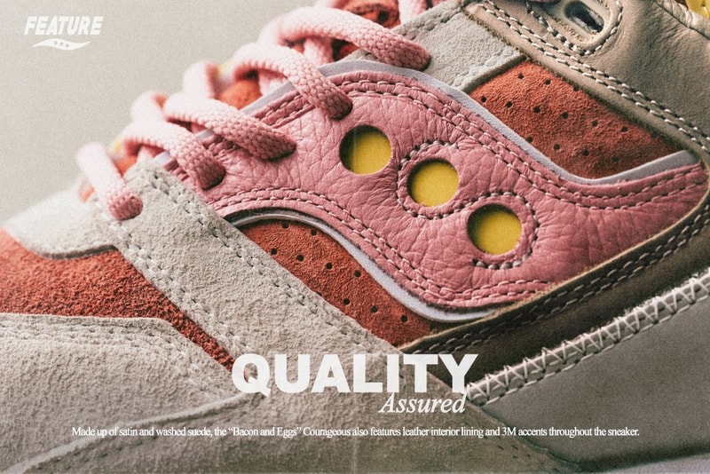 Feature x Saucony Courageous “Bacon & Eggs”