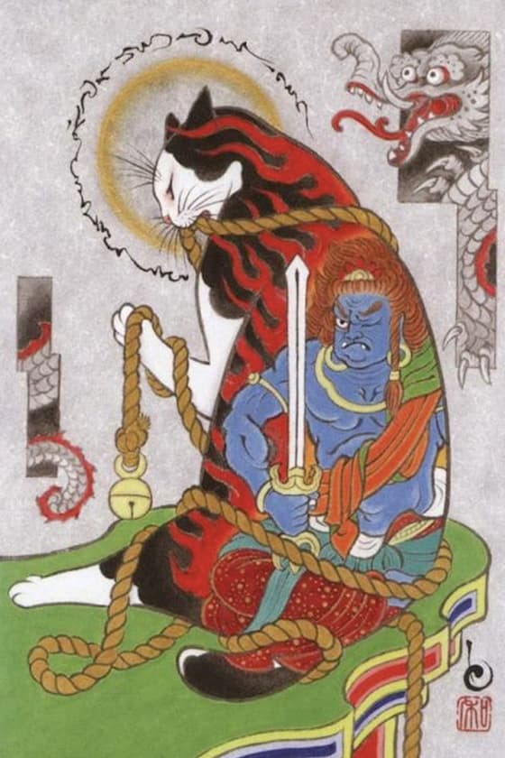 Monmon Cats 霸氣與可愛共冶一爐的紋身藝術