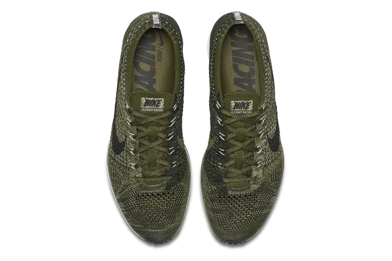 Nike Flyknit Racer 最新「Rough Green」配色即將發售