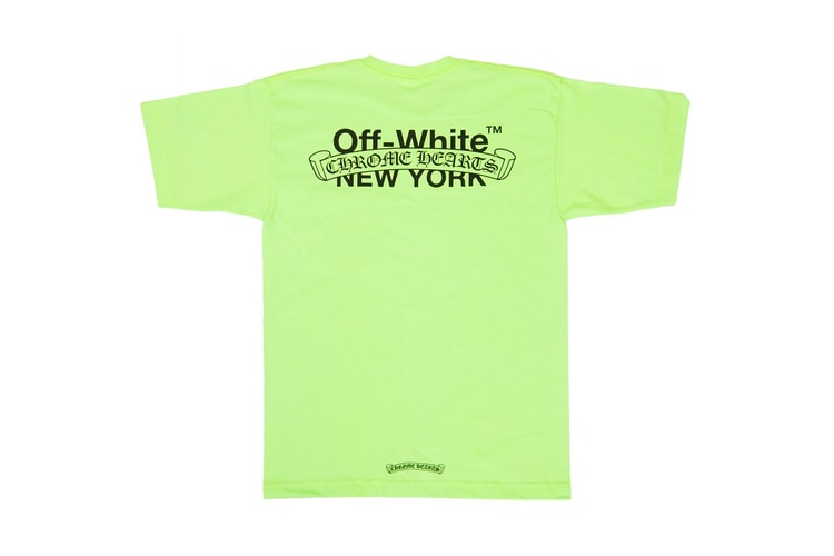 OFF-WHITE x Chrome Hearts 聯名限量 T-Shirt 系列完整公開