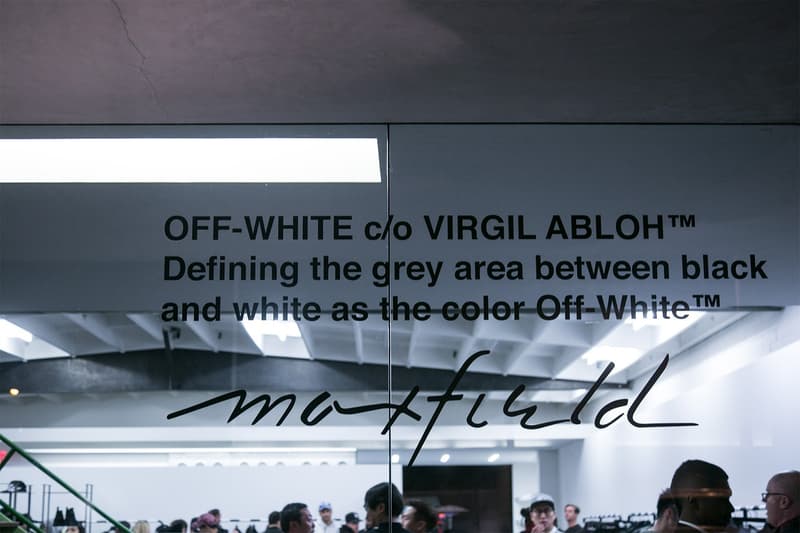 率先走進 OFF-WHITE Maxfield Pop-Up 期間限定店舖