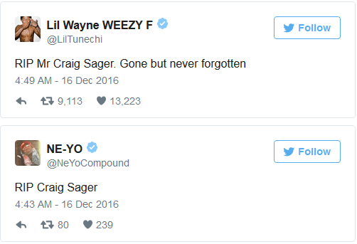 Craig Sager Mourned by Snoop Dogg, Lil Wayne, Ne-Yo & More