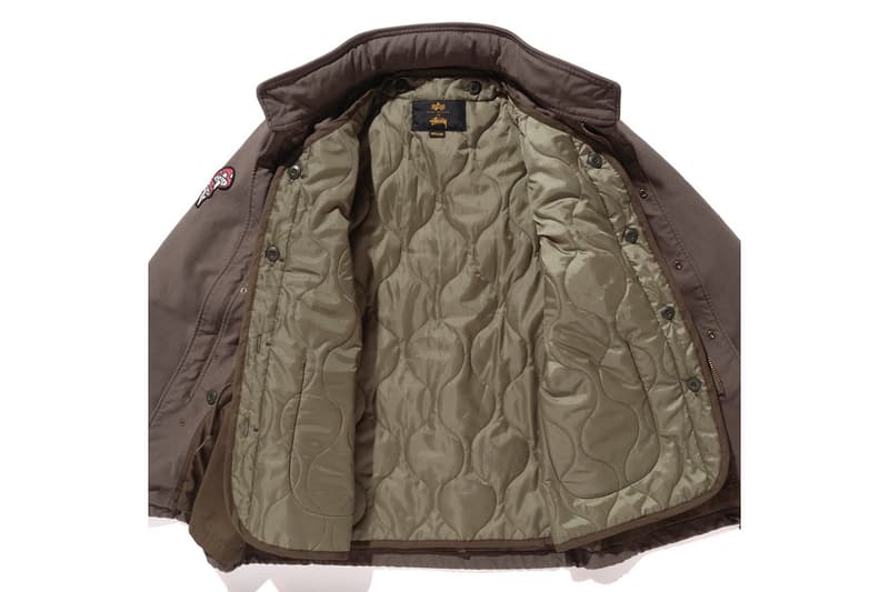 Stussy x Alpha Industries 聯名別注軍事外套系列