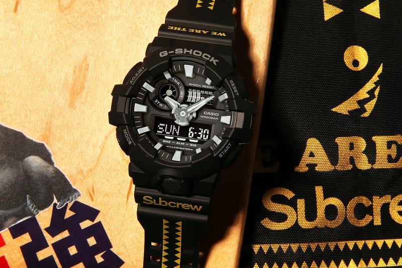 「巨強」之聯乘－Subcrew x Casio 聯合發佈粗獷強韌 GA-700