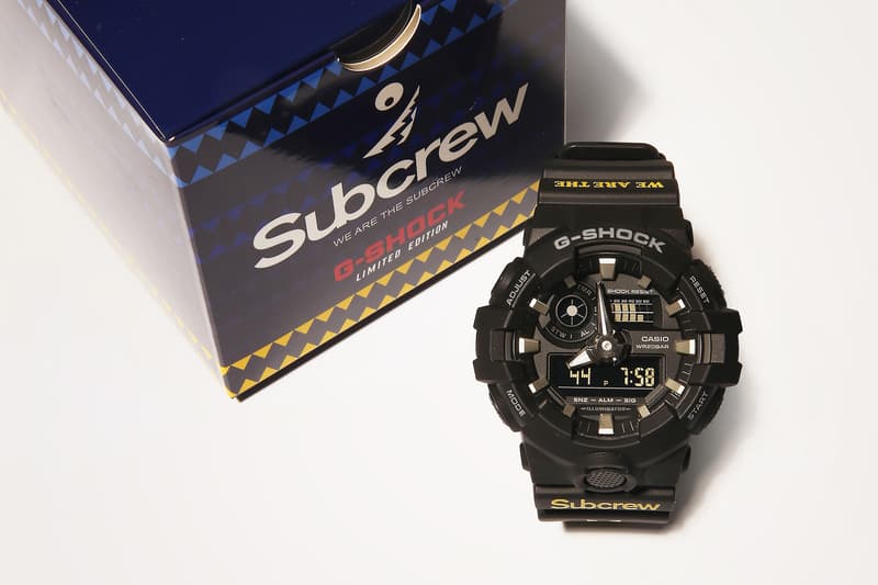 Subcrew x Casio 聯合發佈粗獷強韌 GA-700