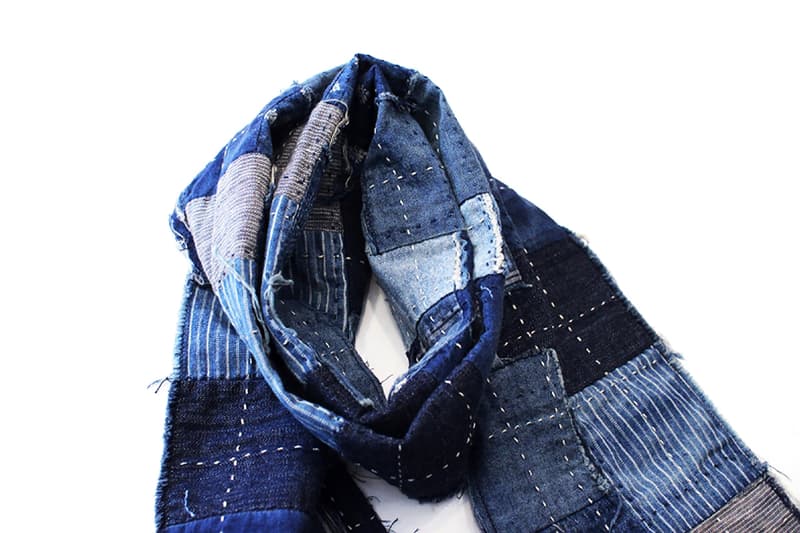 BRU NA BOINNE 推出彷製 BORO 圍巾