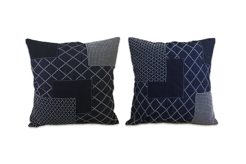 《OCEANS 》獨佔－FDMTL 限定藍染 BORO 靠墊