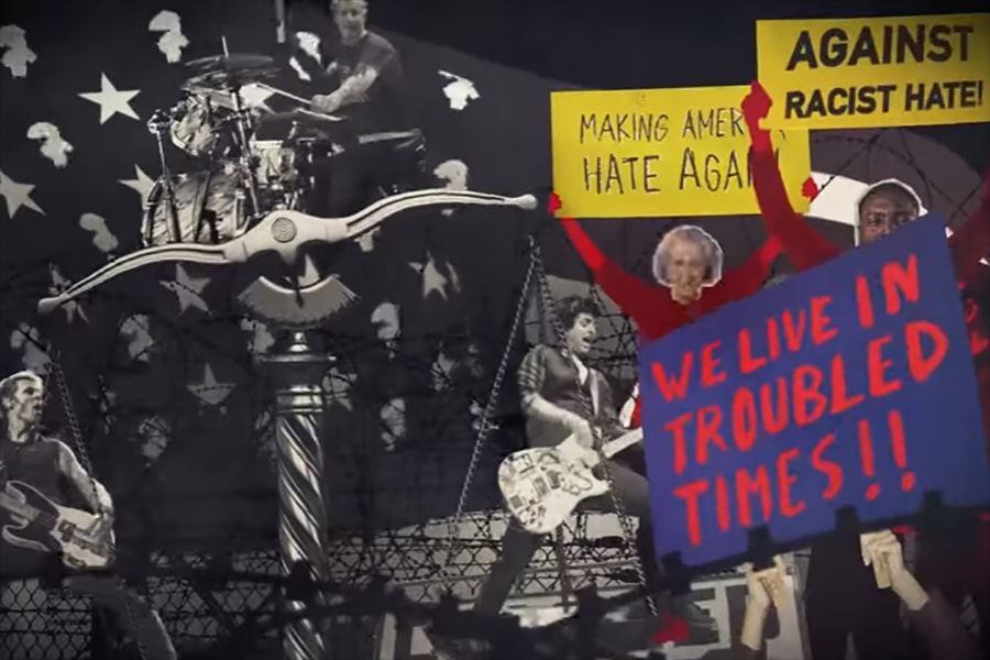Green Day’s Latest Anti-Trump Music Video Troubled Times.