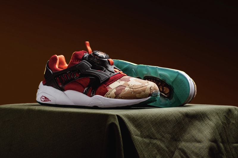 Titolo x atmos x PUMA 全新聯名 Disc Blaze「Desert-Dusk」鞋款