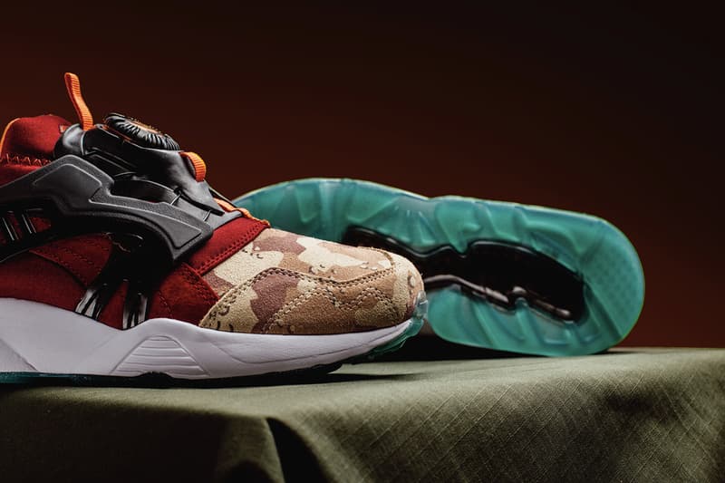 Titolo x atmos x PUMA 全新聯名 Disc Blaze「Desert-Dusk」鞋款