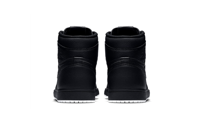 Air Jordan 1 Retro High OG All-Black Perforated