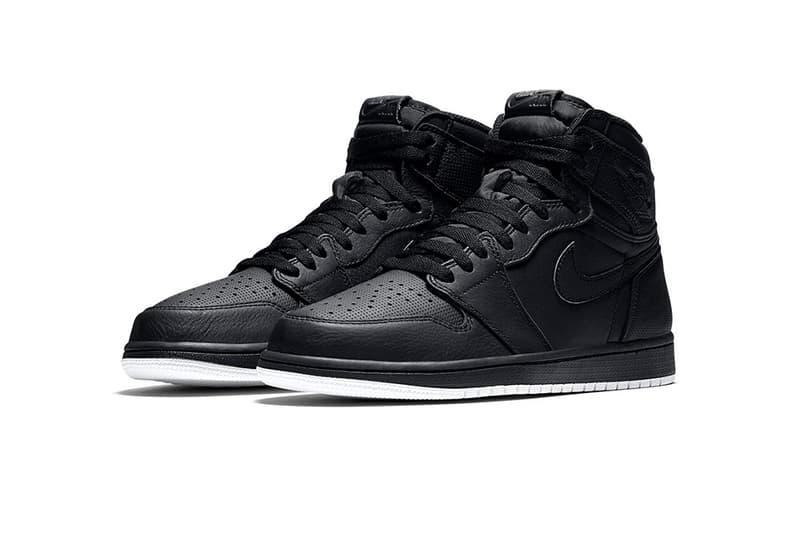 Air Jordan 1 Retro High OG All-Black Perforated