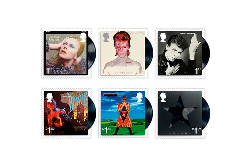 UK Royal Mail 為 David Bowie 推出 10 款紀念郵票