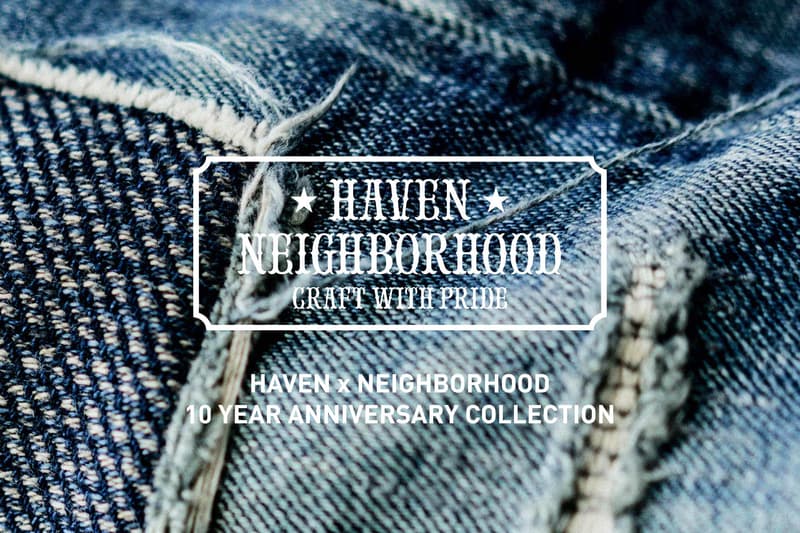 HAVEN x NEIGHBORHOOD 十周年聯名別注系列