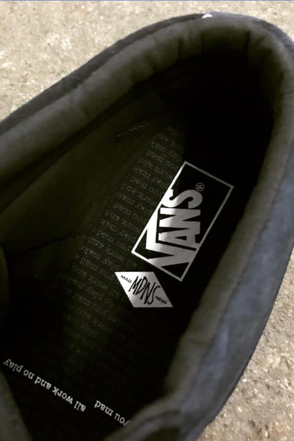 余文樂曝光 MADNESS x Vans 全新聯名鞋款