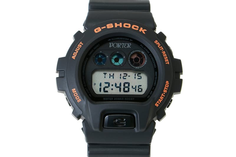 PORTER x G-SHOCK 聯名別注 DW-6900 腕錶