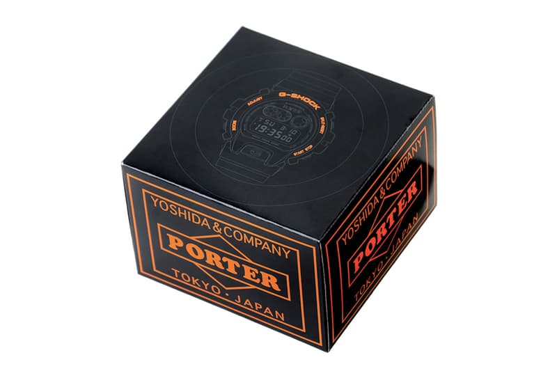 PORTER x G-SHOCK 聯名別注 DW-6900 腕錶