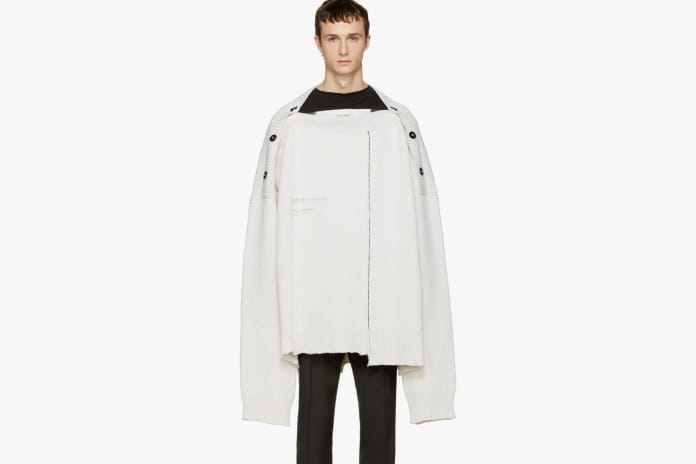 Raf Simons 全新 Oversized White Sweater 針織衫