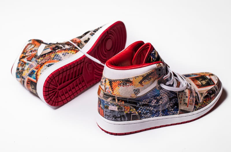 The Shoe Surgeon 為藝術家 Gillean Clark 打造專屬定製 Air Jordan 1 