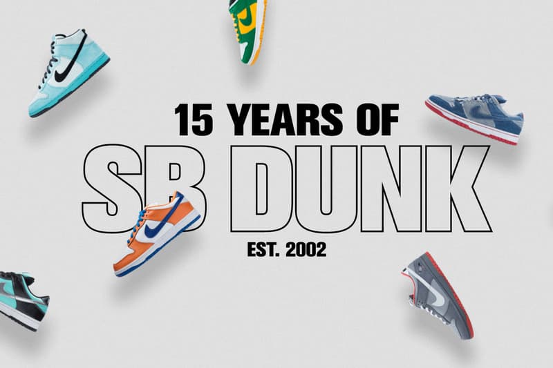 Nike「15 Years of SB Dunk」網頁上陸
