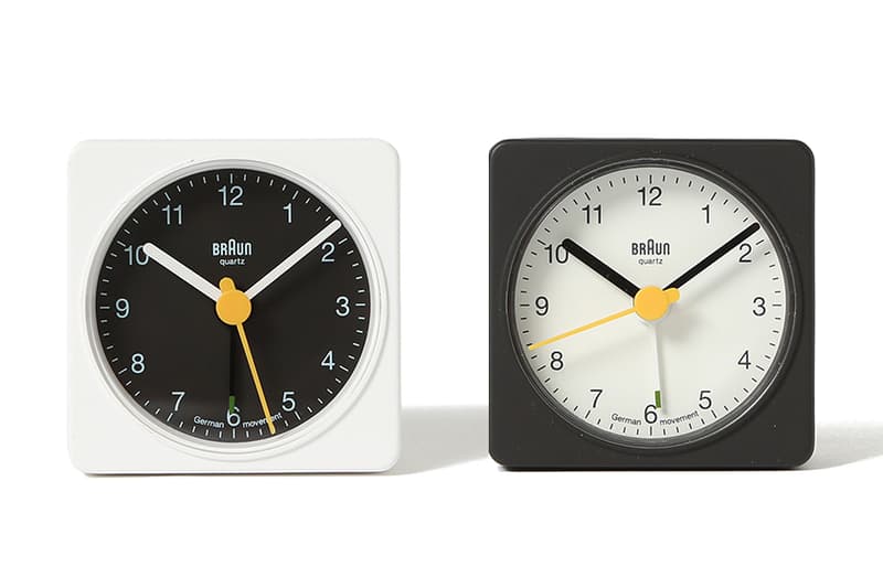 BRAUN x BEAMS 聯名別注黑白時鐘