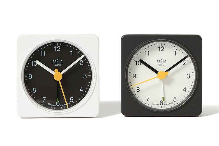 BRAUN x BEAMS 聯名別注黑白時鐘