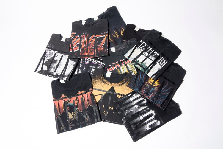 N. HOOLYWOOD Vintage Band Tee 系列即將上架